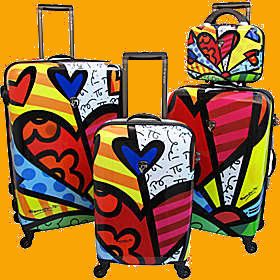 New Heys Britto Collection A New Day 4piece Luggage Set