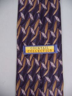   pa 17602 100 % silk brandy cocktail necktie by stonehenge ltd