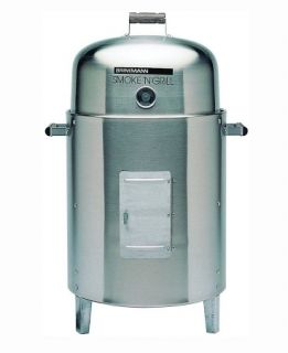 Brinkmann Smoke N Grill Stainless Steel Charcoal Smoker Grill 