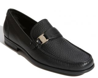 Salvatore Ferragamo Bravo Black Loafer Moccasin Size 10 D $480 