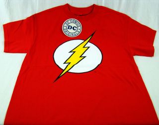 Mens DC Comics Originals Superhero The Flash Distressed T Shirt Any Sz 