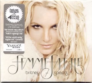 Britney Spears Femme Fatale Deluxe Version CD 4 Bonus