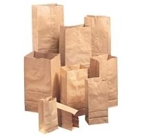 Brown Kraft Natural Paper Grocery Bags 500 PK