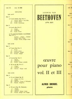 Alfred Brendel Piano Beethoven Sonatas 5 27 French Box 3 LPS Vox 