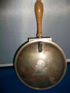 Silverplate Silent Butler Vintage Sheffield E.P.C. #300  Walnut handle 