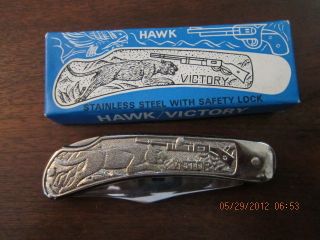  Hawk Victory Lock Blade Pocket Knife