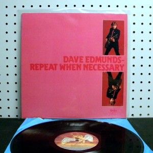 Dave Edmunds Repeat When Necessary 1979 Vinyl LP NM Swan Song SS 8507 