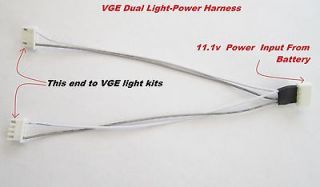 parrot ar drone vge led dual light y harness connector
