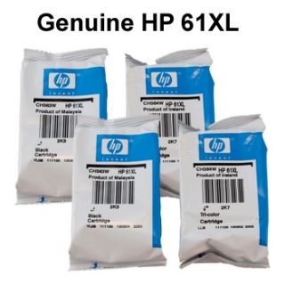 Genuine HP 61XL Ink Cartridge 4pk HP61 HP 61 HP61XL XL