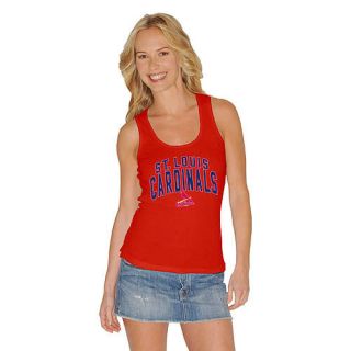 St Louis Cardinals Team Color Womens Fashion Tank Top Shirt by G III 