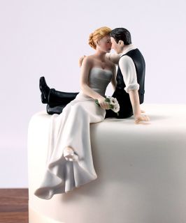 The Look Of Love Bride And Groom Couple Figurine Cake Topper