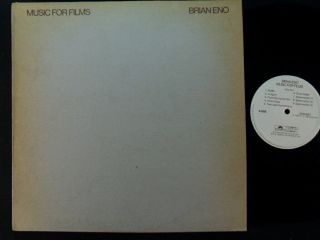 Brian Eno Music for Films UK EG Polydor LP