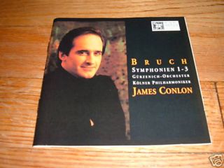 Bruch Symphonien 1 3 James Conlon Gurzenich Kolner 2 CD