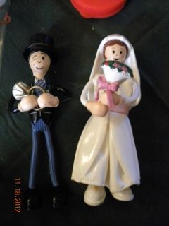 Bride and Groom Bendos Cake Topper