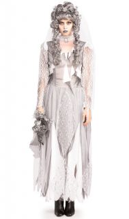 Dead Bride Costume (x small)   Ghoul Ghost Haunted Undead Zombie