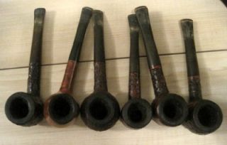   Vintage Estate Briar Smoking Pipes 4 x Brigham, Chacom, Jack O London