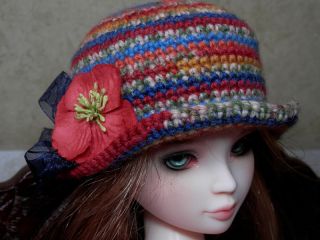 Bright One Resale OOAK Hat for Ellowyne 14 Kish Doll by Ellen Harris 