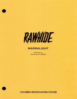 Rawhide Set of 5 Different TV Scripts Clint Eastwood Eric Fleming 