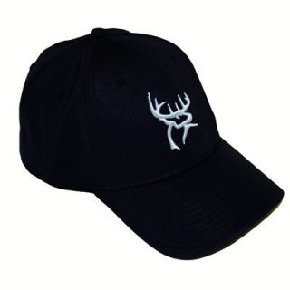   Black A Flex Fitted Hat Cap Deer Logo Luke Bryan E3 Ranch