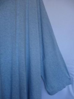 Pure J Jill Light Blue Cotton Oversized Tunic Lagenlook Asymm 84 