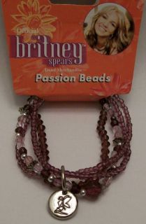 OFFICIAL Britney Spears PASSION BEADS Collector Bracelet FAIRY Charm 