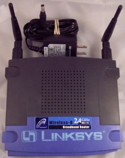 Linksys Cisco Wireless B Broadband Router BEFW11S4 4 Port Switch 802 