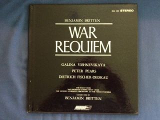 Benjamin Britten War Requiem London ffss Stereo OSA 1255 2LP Box