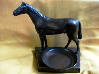 1939 Brockton Fair Bronze Cast Horse with Change Holder