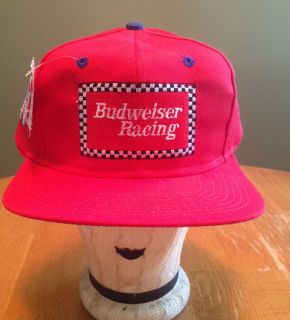 Budweiser Hat Beer Bud NASCAR Snapback Cap Racing Hunting Fishing Bill 