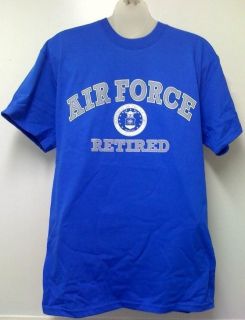 US Air Force Retired T Shirt USAF Air National Guard XL