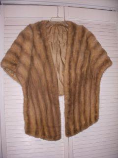 Vintage Mink Stole by J J Bronstein Furriers