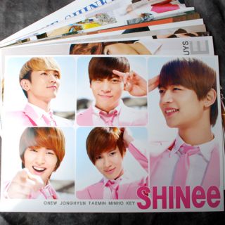 Pop SHINee 12POSTERS Collection Bromide 2012 New 12pcs