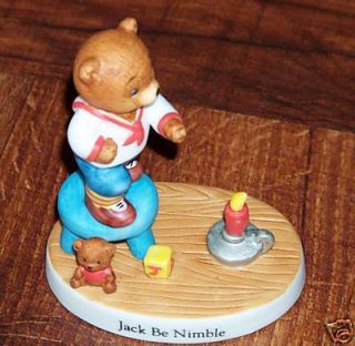 Jack Be Nimble Bronsons Nursery Rhyme 3 Bear Figurine