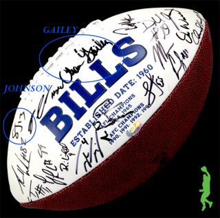2012 Buffalo Bills Team Signed NFL Football Ball Fitzpatrick Stevie 