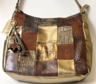 Bueno Collection Purse Handbag Very Stylish Cool looking colors Suede 