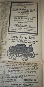 1915 Brookneal Virginia Union Star Newspaper Cotton Tobacco Jack 