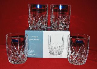   Waterford Crystal IDouble Old Fashioned Glasses Marquis Brookside NIB