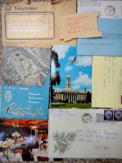 huge Lot 1950s Letters Ephemera Broomall PA Francisco