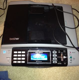 Brother MFC 490CW All In One Inkjet Wireless Printer used Excellent 