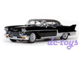 Sunstar 1957 Cadillac Eldorado Brougham 1 18 Diecast Ebony Black 4001 