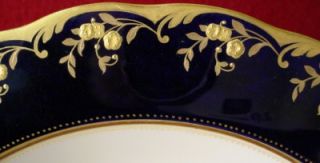 Brownfield Sons China 1656 Cobalt Rimmed Soup Bowl