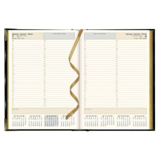 Brownline 2013 Daily Executive Planner Hard Cover English French 