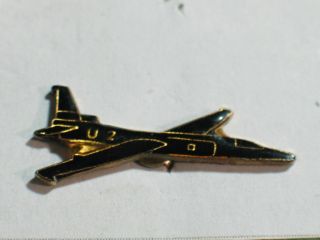 vintage lockheed spy aircraft enamel pin time left