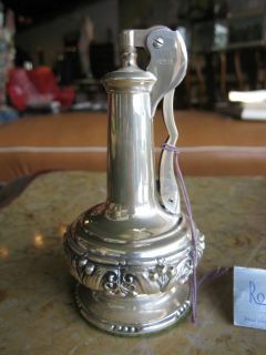 vintage ronson decanter silver plated lighter  75