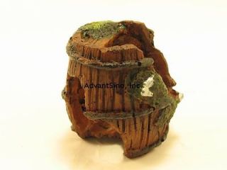 Miniature 2 Resin Broken Barrel Decoration/ Ornament (SHIP FROM 