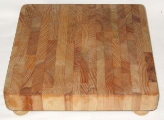 Vintage Bruce Chop Block Hardwood Butcher Block Wood Cutting Board 