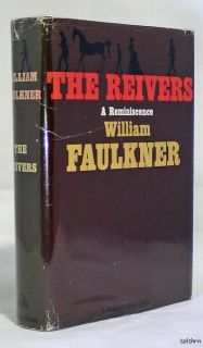 The Reivers William Faulkner 1st 1st Pulitzer Prize 1962 Ships Free U 