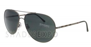 New Burberry Sunglasses Be 3055 Black 1014 87 BE3055 60mm