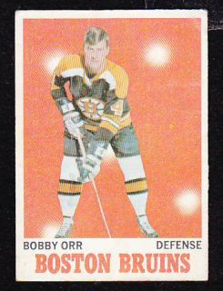   71 Topps 3 Bobby Orr Boston Bruins Vintage Superstar Card $75