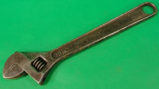 Old Proto Adjustable 10 Wrench 710 S Very Nice Pre owned Tool VGUC
